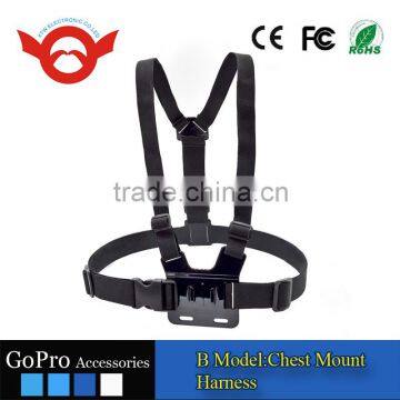 B model: chest body strap for Gopro Hero 2/3/3+/4/4 Session