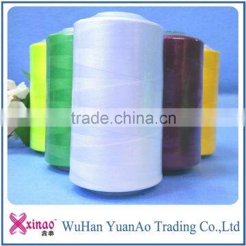 High Tenacity Natural White 60/3 100% Polyester Spun Yarn  China