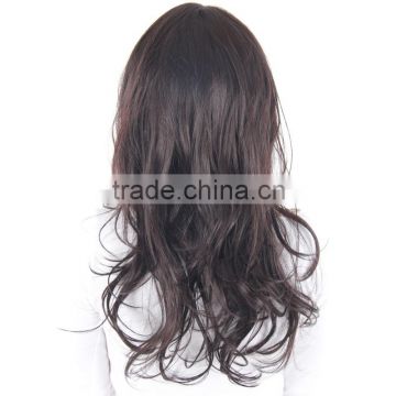 Aliexpress 5A grade 100% Indian human hair wig with full lace base