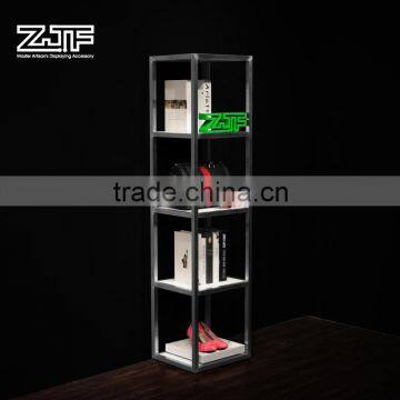 ZJF Wholesale metal display book shelf, bags display shelf