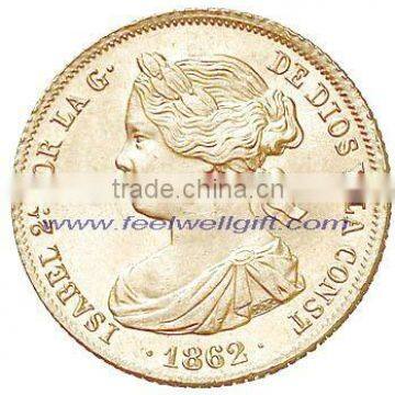 Gold Military Challenge Coin