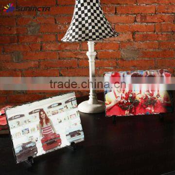 Sunmeta high quality factory supply 3d blank sublimation rock photo, photo slate                        
                                                Quality Choice