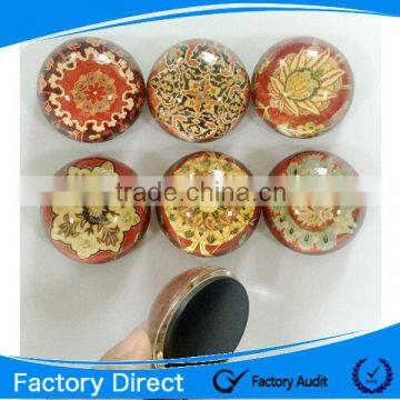 2015 Customized Dome Crystal Glass Fridge Magnet photo-2