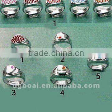 fashion rhinestone rings and wedding rings wholesale