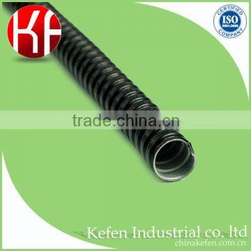 25mm Black PVC coated flexible corrugated electrical conduit pipes