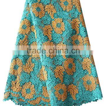 Yifangbo Embroidery wholesale price guipure lace / lace embroidered in lace / swiss cord lace for lady dress