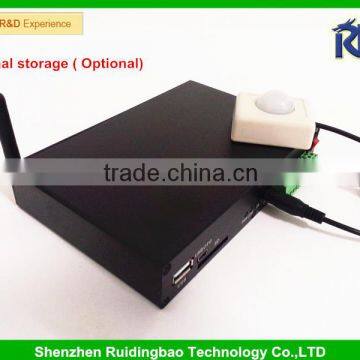 RDB Shenzhen New products Network 1080P Full HD Gigabit Network Media Player with internal storage DS009-37