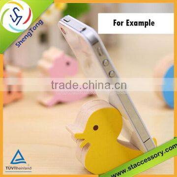 Wooden mobile phone display stand,Simple and Animals mobile phone display stand