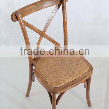 Cross Back Wood Chair Hot Sale