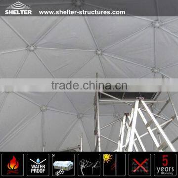 Newly Designed White Pvc Geodesic Party Dome Tent for Sale photo-4