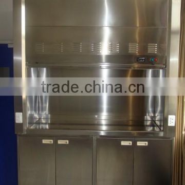 Stainless fume hood for inspection and testing centre