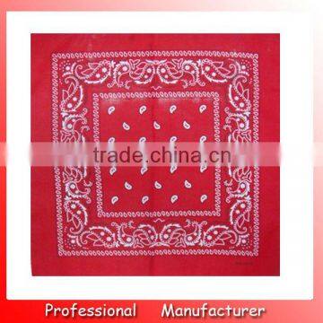 polyester cotton bandana,square bandana,high quality bandana