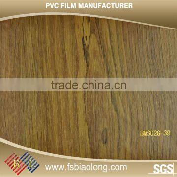 Direct Factory Customized pvc wood grain film for furniture