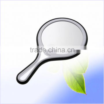 Plastic hand held mirror