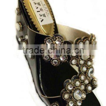 csb702 (10) New arrival fashion lady sandals with shone for wedding/party