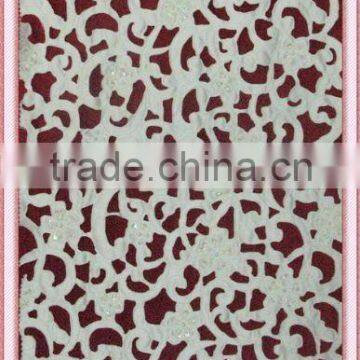 embroidery lace fabric with holes