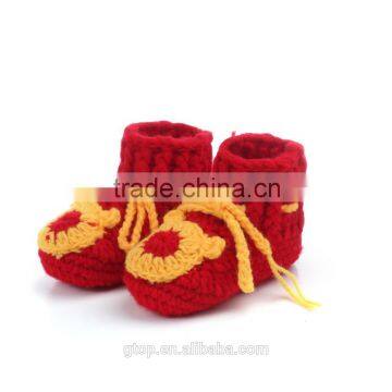 Baby Handmade Crochet Boots Shoes Supplier for 1-10 months old B-0010