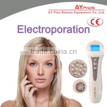 AYJ-A168 Ionic ultrasonic photon handheld facial massager