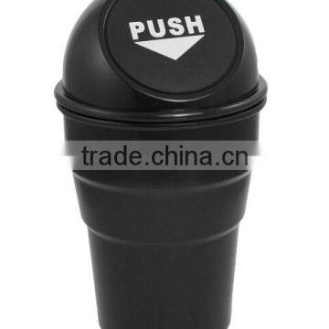 2016 New Design Black Plastic Cover Home Car Ashtray Trash Bin Can Garbage Container photo-4