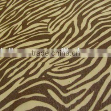 Coffee Zebra Stripe Mesh Spandex Nylon 4070 Elastic Denim Sofa Cover Fabric photo-3