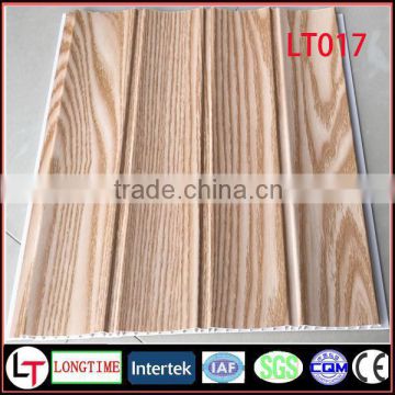 popular wooden design pvc panels in haining factory