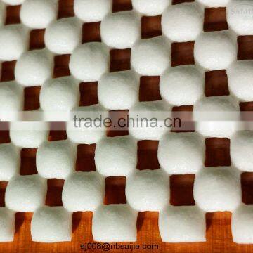 products,anti-slip,nonslip chenille pvc foam and textile rug pad