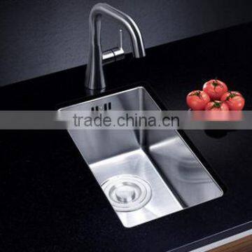 Small Radius R25 Stainless Steel SUS 304 Gauge small single bowl kitchen Sink