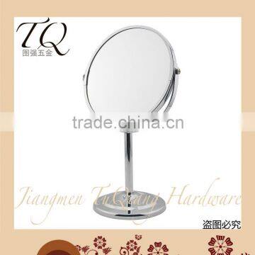 hotel shower room metal compact 2x magnifying shaving mirror dressing mirror