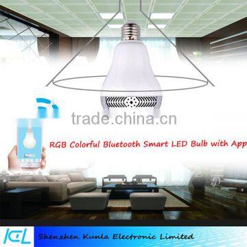 Smart Bulb Dimmable Energy Saving Bluetooth LED Music Speaker Bulb With Remote Smartphone APP Controlled photo-3