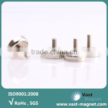 Strong sintered rare earth magnet pot