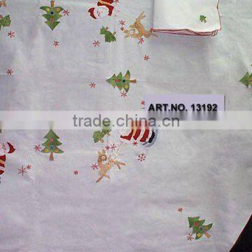 christmas embroidery table cloth