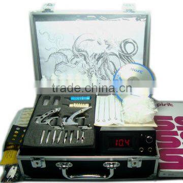 professional tattoo kits 4 guns rotary tattoo machine kits tattoo piercing kits