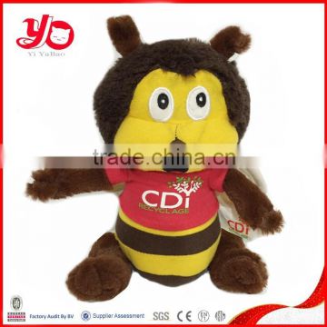 mix size Hot- selling plush cartoon bee toy