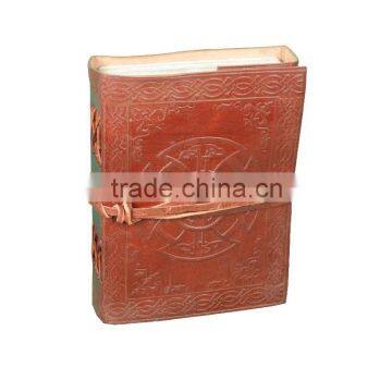 Eco friendly Celtic Serenity Sign Leather Journal Blank Diary Handmade Leather Journal