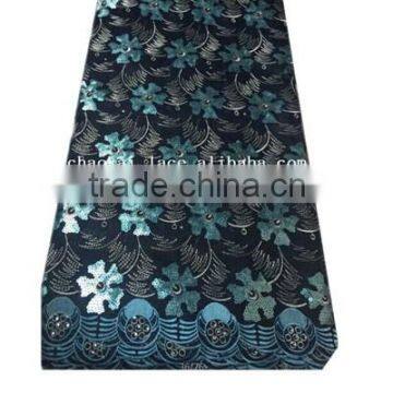 wholesale100 polyester lace fabric sequin lace swiss voile laces