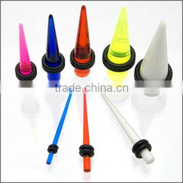 Colored UV Acrylic Tapers 14g to 00g