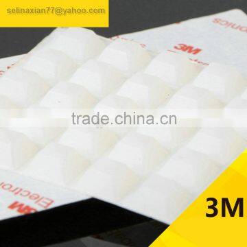 12.7*12.7*6mm Square Self Adhesive Transparent Anti Slip Bumpers Silicone Rubber Feet Pads High Sticky Shock Absorber photo-5