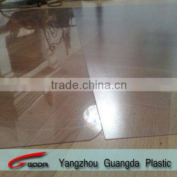 Transparent PVC mats for floor glossy surface