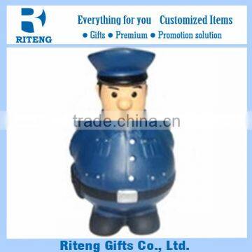 PU Funny Workman Shaped Free Stress Toy