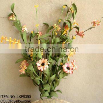 artificial flowers daisy bush for home decorations