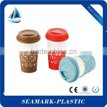 2016 Promotional wholesale custom shape silicone pvc coffee cup lid