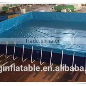 Hot Selling Metal Frame Rectangular Swimming Pool Inflatable