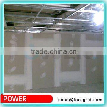 Galvanized Bar /groove Ceiling T Grid Plain White /grid Wholesale