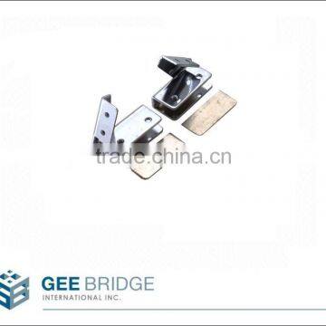 0809002 Steel Furniture Hardware Side Mount Glass Door Pivot Hinge