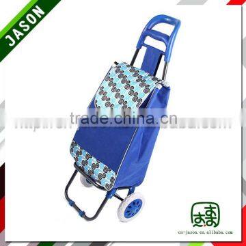 foldable luggage cart hot sell two wheels shopping trolley bags