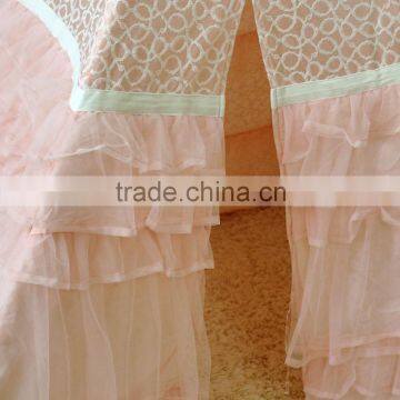 4-Walls PINK LACE Teepee Kids Tent Wigwam Indoor Tipi Playhouse Playroom photo-2