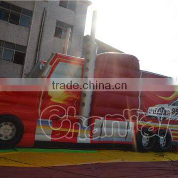 Attractive Giant Inflatable Storm Truck Volkswagen Obstacle Course for Sale photo-3