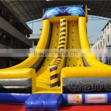 2015 hot sale inflatable double side climbing games for sale, inflatable climbing wall