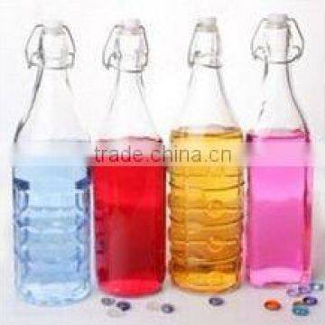 Swing Top Round Spray Color Wholesale Glass Juice Bottle photo-2
