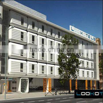 hot seling modular hotel steel structure removable preab room